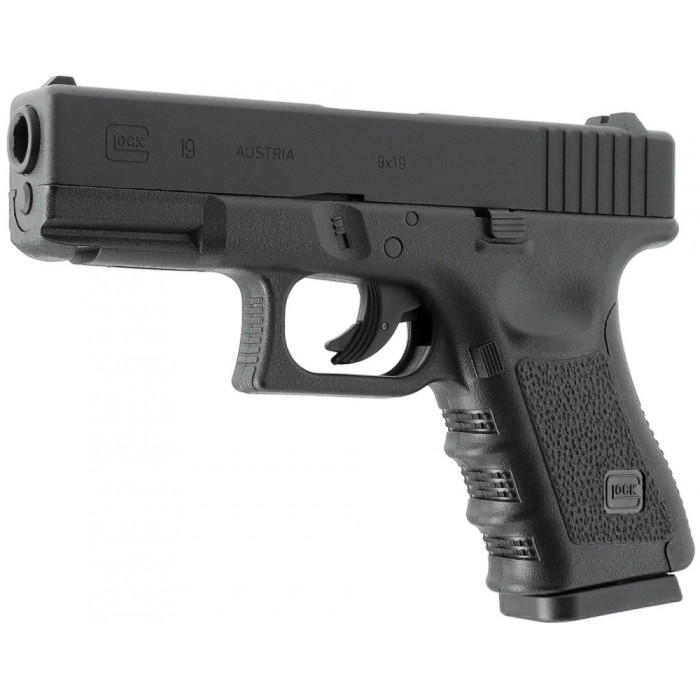 Пневматический страйкбольный пистолет Umarex Glock 19 кал. 6мм. CO2  
