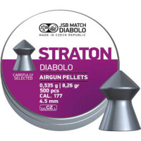 Пули пневматические JSB Diabolo Straton 4,5 мм 0,535 г 500 шт/уп (546112-500)