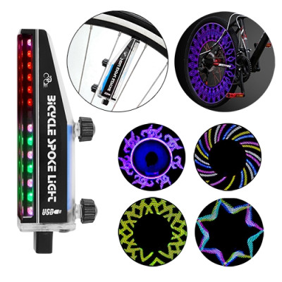 Фонарик на спицы велосипеда Police LC-D107 14LED