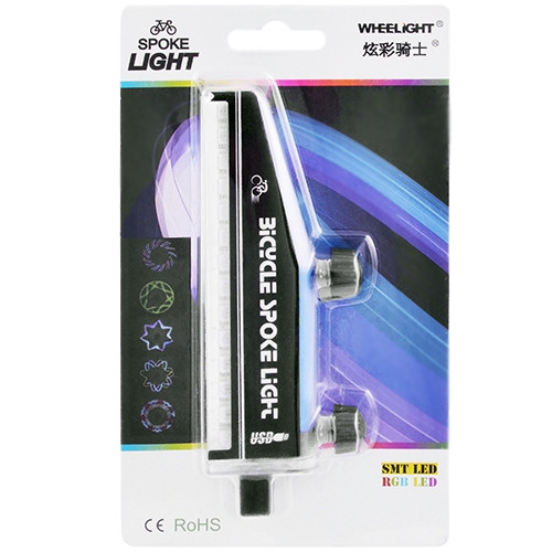 Фонарик на спицы велосипеда Police LC-D107 14LED  