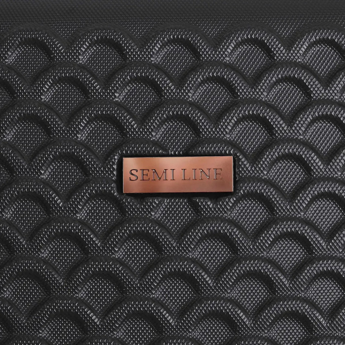 Чемодан Semi Line 24" (M) Black (T5718-2)  