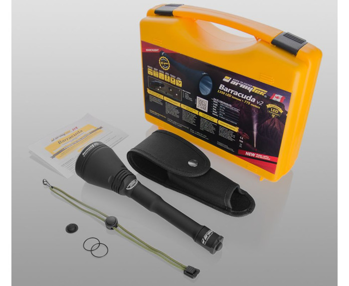 Ручной фонарь Armytek Barracuda v2 XP-L HI, холодный свет, 1150 лм (F03203SC)  