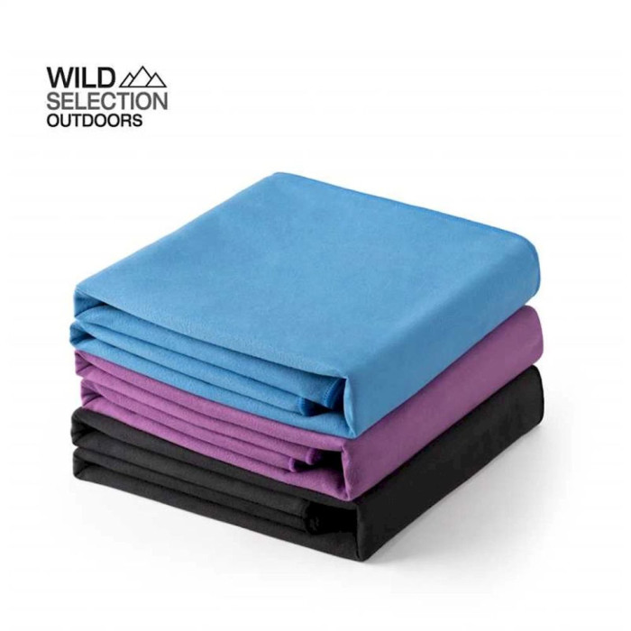 Полотенце антибактериальное быстросохнущее Fitness Naturehike NH20FS009, 160*80, черное  