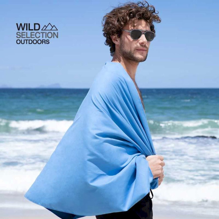 Полотенце антибактериальное быстросохнущее Fitness Naturehike NH20FS009, 160*80, черное  