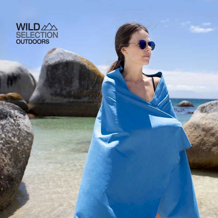 Полотенце антибактериальное быстросохнущее Fitness Naturehike NH20FS009, 160*80, черное  