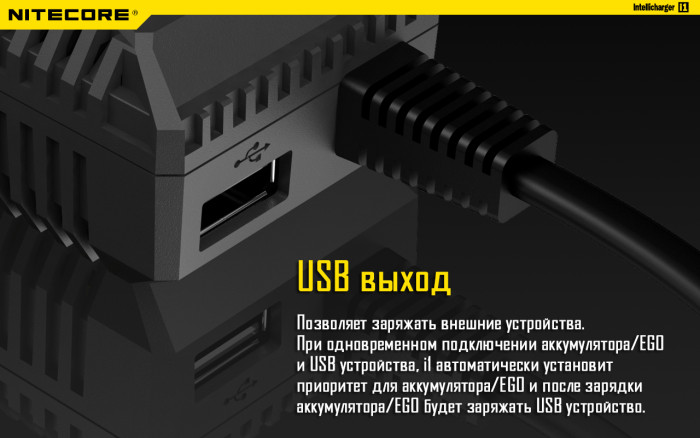 Зарядное устройство Nitecore Intellicharger i1  
