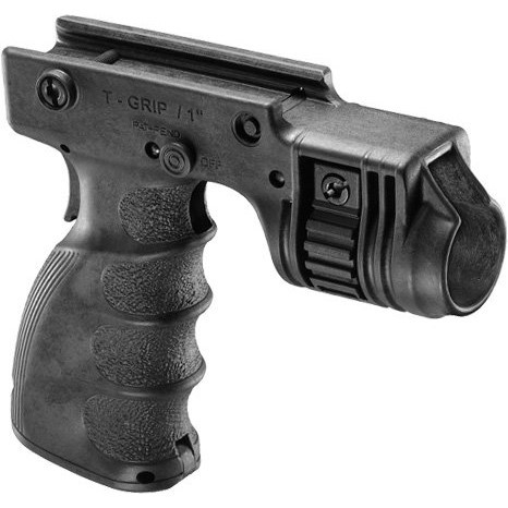 Рукоятка передняя FAB Defense T-GRIP-R с задней кнопкой включения (fix-tgriprb)  