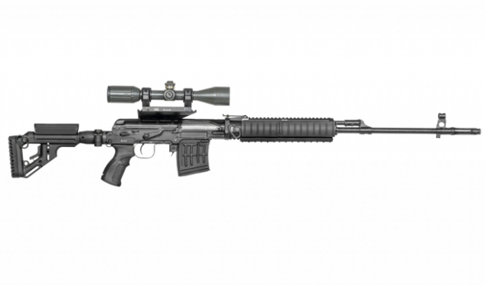 Приклад+адаптер приклада FAB Defense с регулир. щекой для СВД (UAS SVD)  