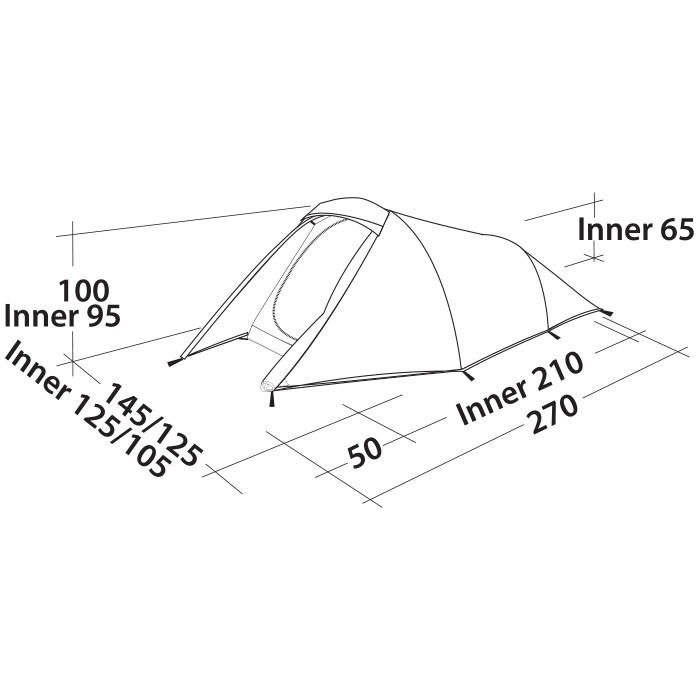 Палатка Easy Camp Energy 200 Teal Green  