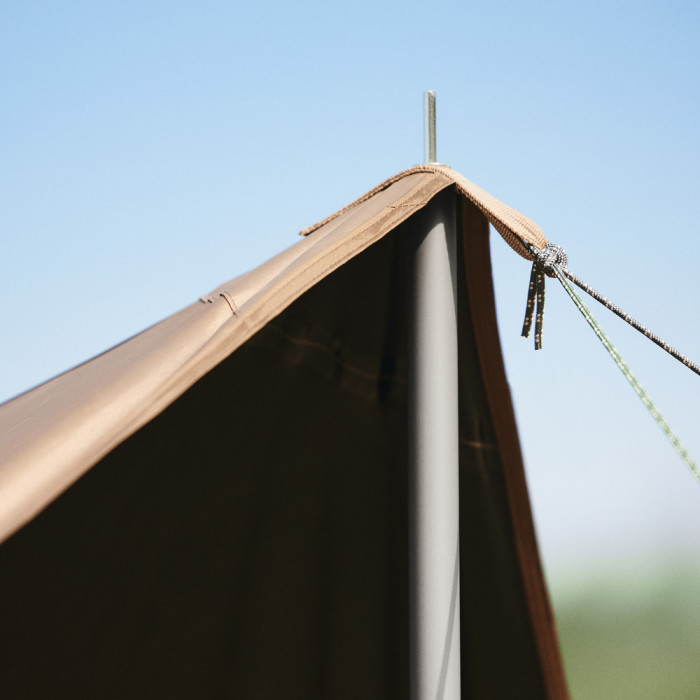 Тент-навес Naturehike CNK2350WS015 Cloud Skies Tarp Lite, 550x465 см, коричневый  