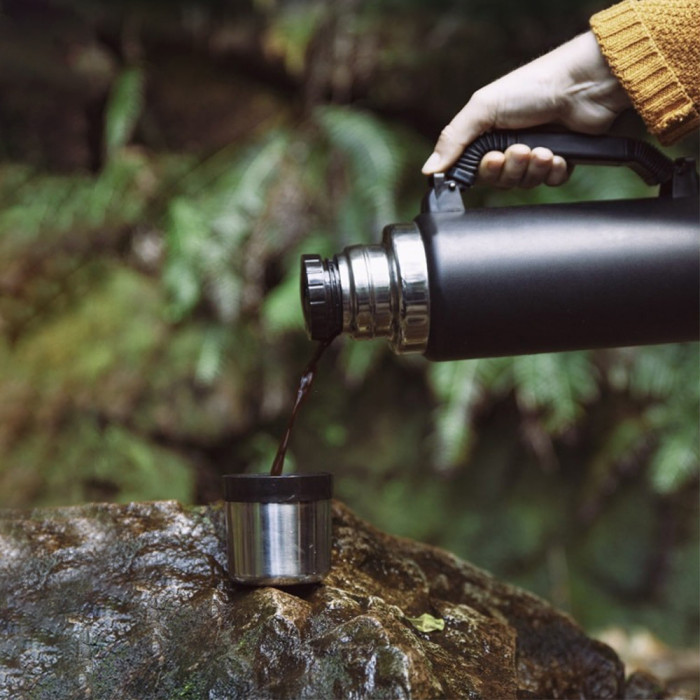 Термос с ручкой Naturehike Q-9H NH19SJ011, 304 сталь, 2.2 л, черный  