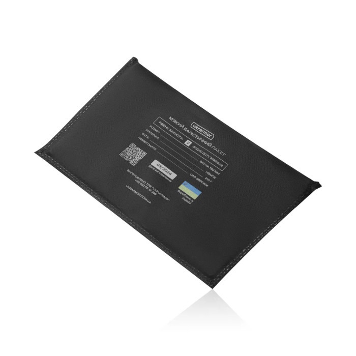 Баллистический пакет Ukrarmor 240х150 мм под напашник XL. Трапециевидный 2  