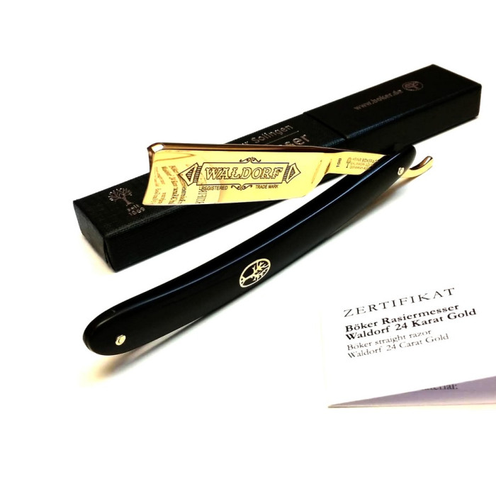 Опасная бритва Boker Waldorf 24 Carat Gold (140321)  