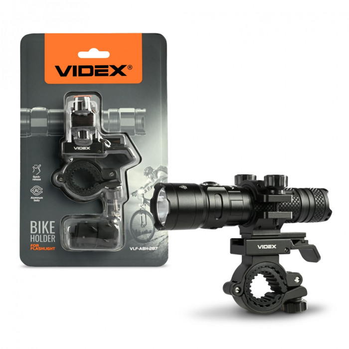 Велосипедный держатель для фонариков универсальный VIDEX VLF-ABH-287 NEW 