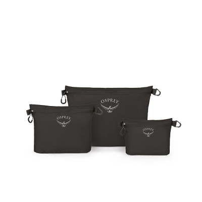Набор органайзеров Osprey Ultralight Zipper Sack Set black - O/S - черный