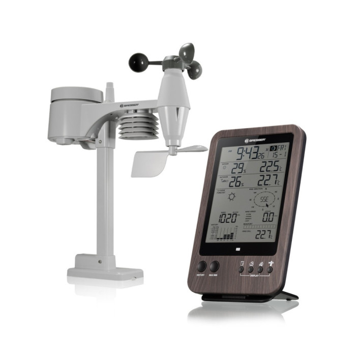 Метеостанция Bresser Weather Center 5-in-1 WTW (7002512)  