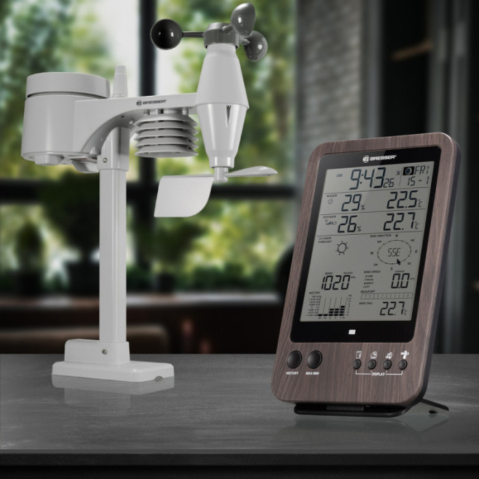Метеостанция Bresser Weather Center 5-in-1 WTW (7002512)  