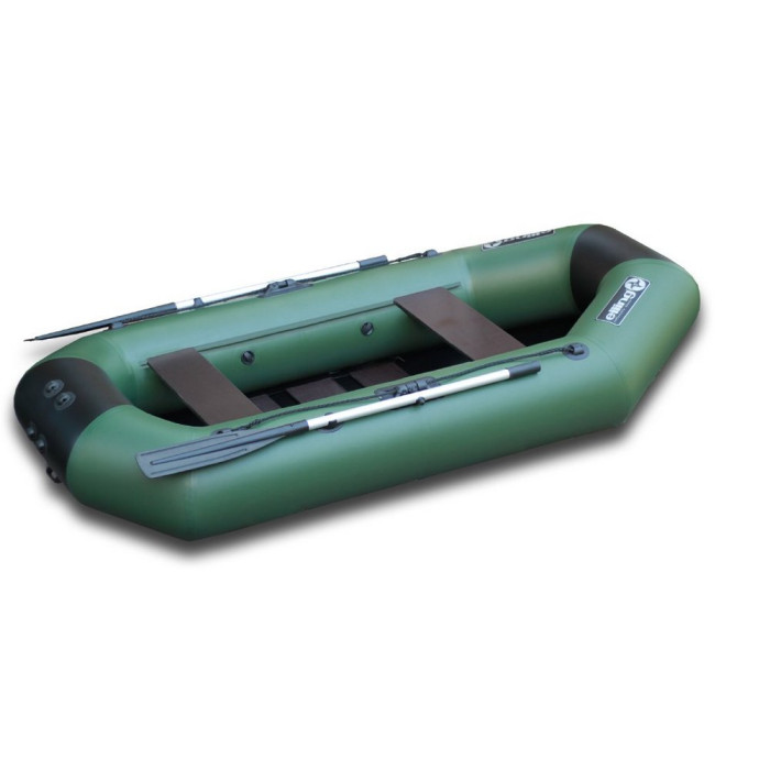 Надувная лодка Elling Навигатор 249, зеленая  