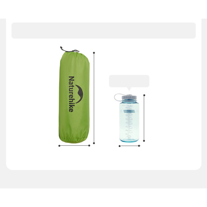 Палатка двухместная Naturehike CNK2450WS030, зеленая  