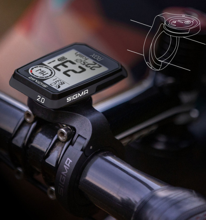 Велокомпьютер Sigma Sport ROX 2.0 White  