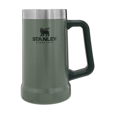 Термокружка пивная Stanley Adventure Stein Hammertone Green 0.7 л