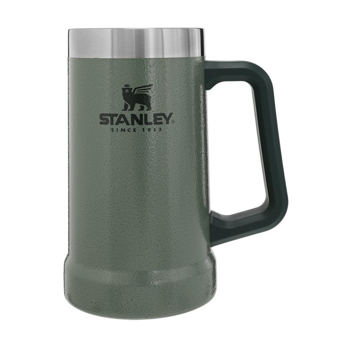 Термокружка пивная Stanley Adventure Stein Hammertone Green 0.7 л  