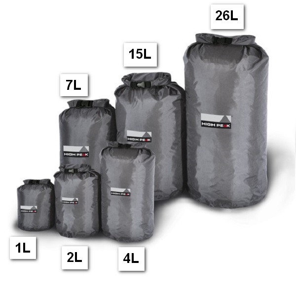 Гермомешок High Peak серый 15 L  