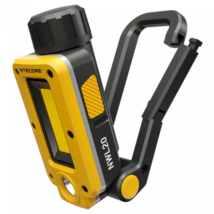 Фонарь универсальный с магнитным креплением Nitecore NWL20 (600 люмен, 7 режимов, 1x21700)  