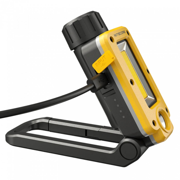 Фонарь универсальный с магнитным креплением Nitecore NWL20 (600 люмен, 7 режимов, 1x21700)  