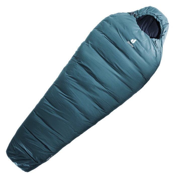 Спальник DEUTER Orbit 0° REG цвет 1352 arctic-ink левый  