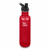 Спортивная бутылка для воды Klean Kanteen Classic Sport Cap 800 мл (красная)