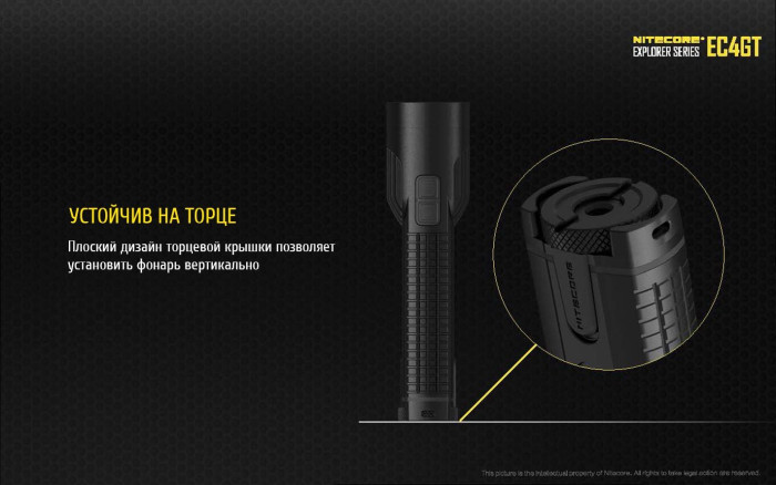 Карманный фонарь Nitecore EC4GT, 1000 люмен  