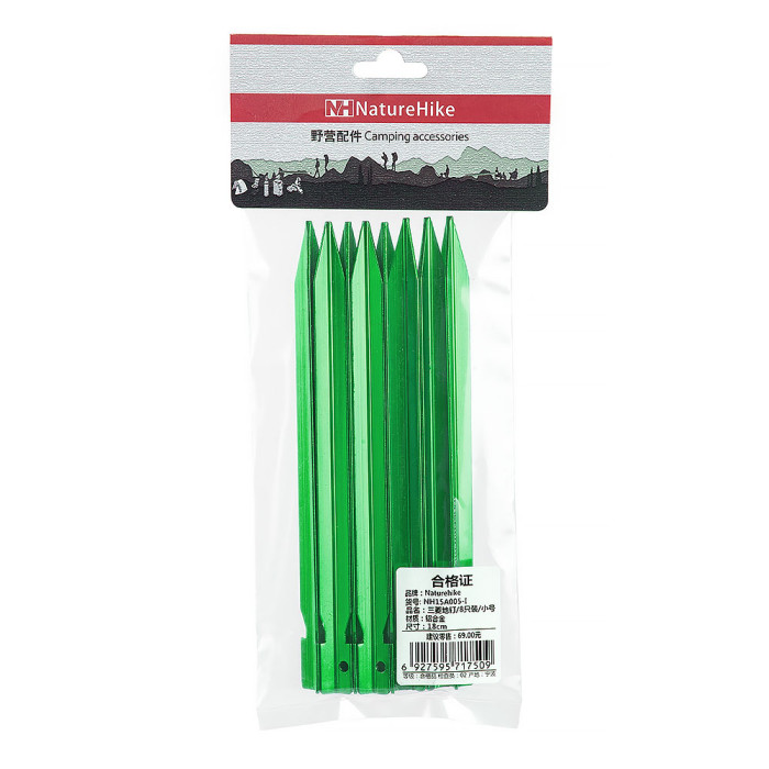Колышки V-образные Naturehike 180 мм (8 pack) NH15A005-I   
