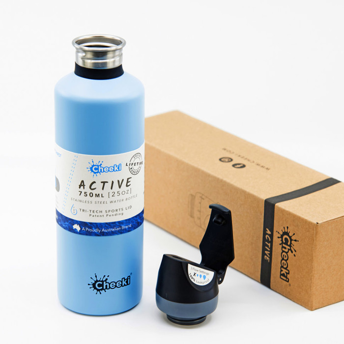 Спортивная бутылка для воды Cheeki Single Wall 750 мл Active Bottle (Ocean)  