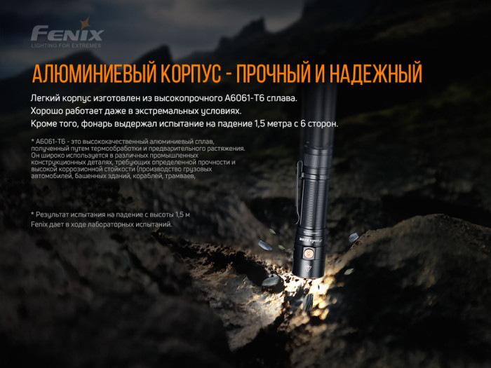 Фонарь Fenix E28R с аккумулятором Fenix 3400mAh + точилка Work Sharp Micro  