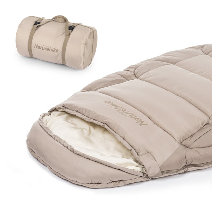 Спальный мешок овальный Naturehike PS300 CNK2350WS026, бежевый  