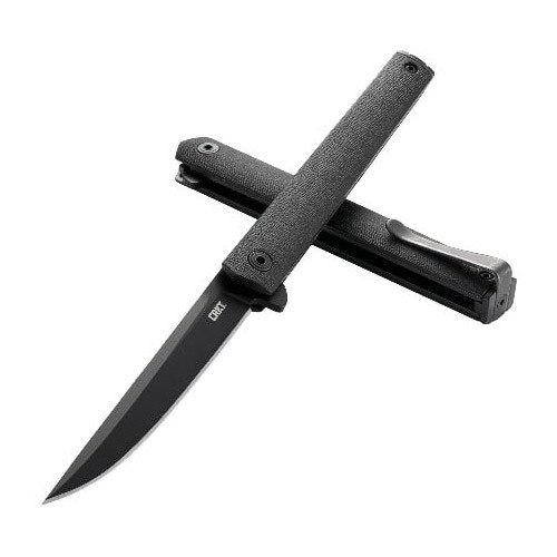 Нож CRKT CEO Black, флипер, черный (7097K)  