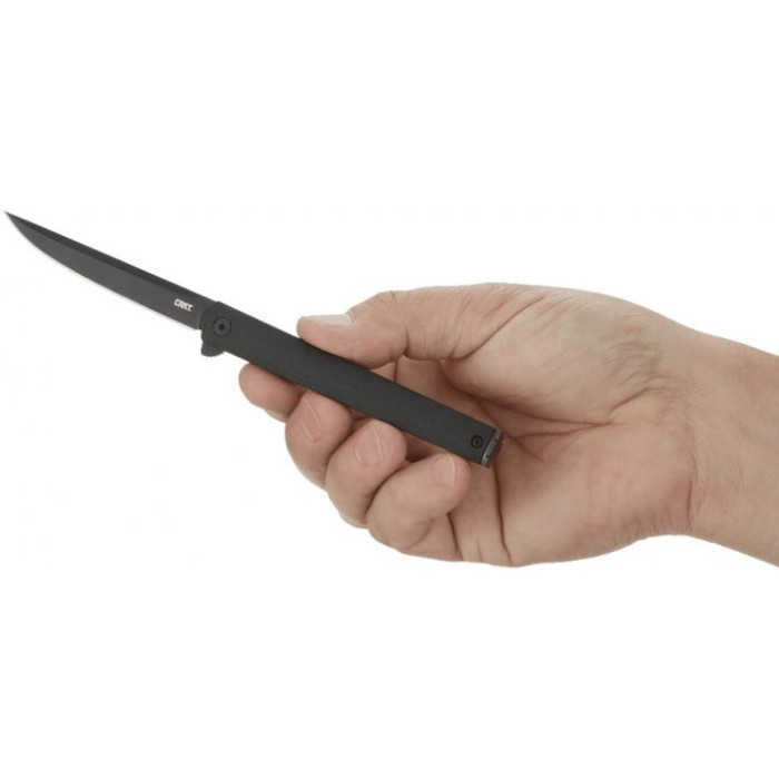 Нож CRKT CEO Black, флипер, черный (7097K)  