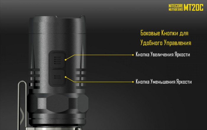 Карманный фонарь Nitecore MT20C, 460 люмен  