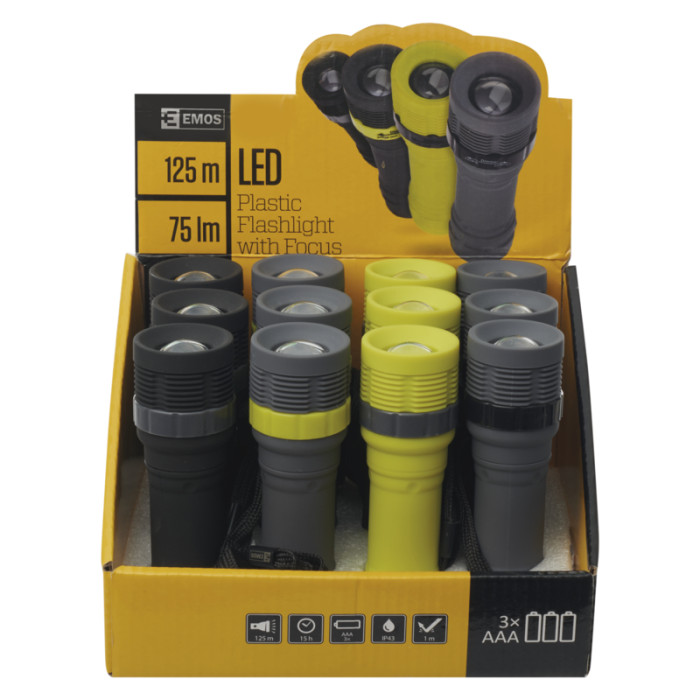 Карманный фонарь Emos P4703, 75 лм.  