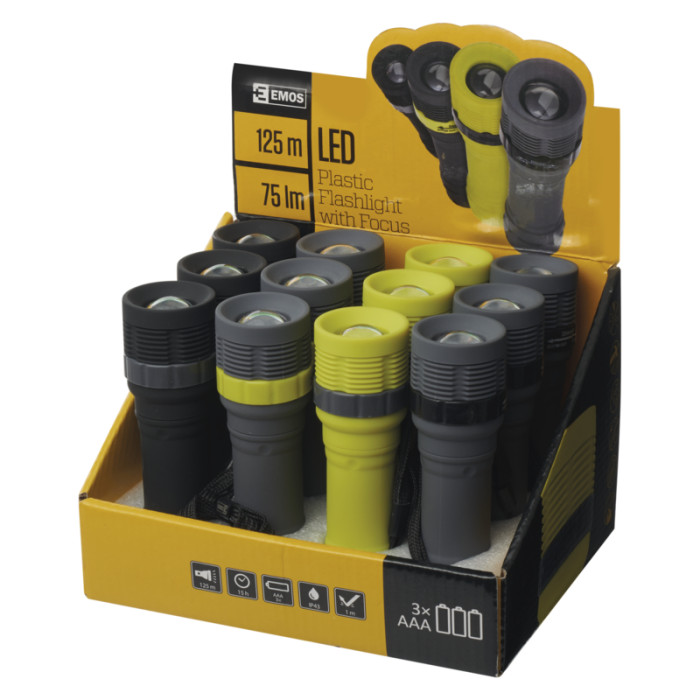 Карманный фонарь Emos P4703, 75 лм.  