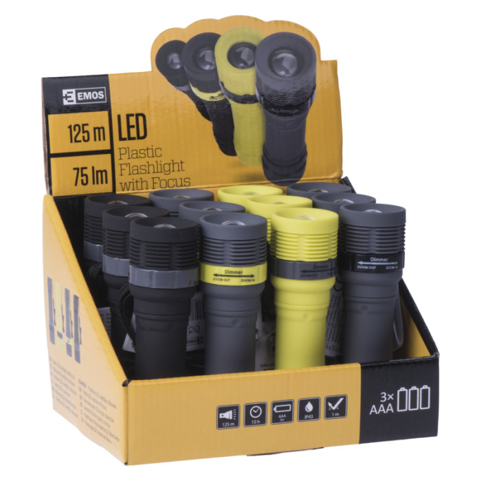 Карманный фонарь Emos P4703, 75 лм.  