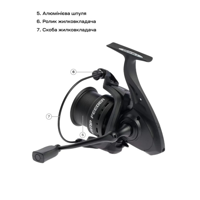 Катушка Brain Champ Feeder 4000 3+1BB 4.8:1  