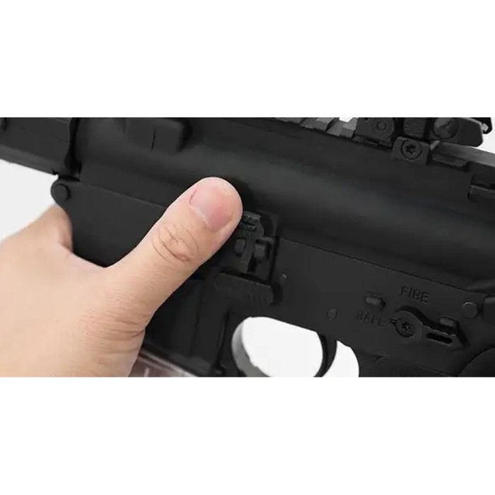 Сбрасыватель Leapers AR15 затв. задержки увеличенный (Сталь) matt black  