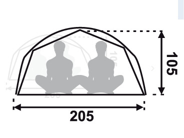 Палатка Fjord Nansen Tordis II.2 Ptb  