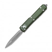 Нож Microtech Ultratech Double Edge Stonewash od green (122-10OD)