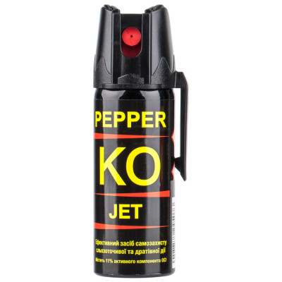 Газовый баллончик Ballistol Klever Pepper KO Jet струйный, 50 мл