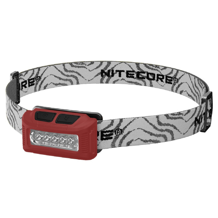 Фонарь налобный Nitecore NU10 красный 