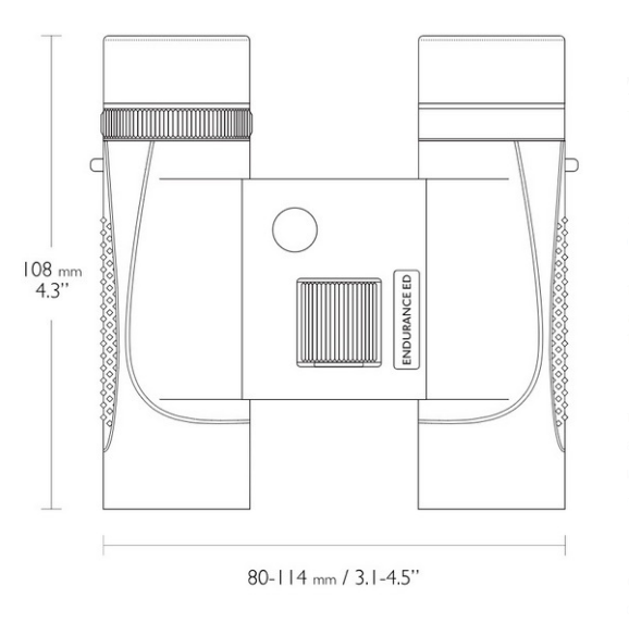 Бинокль Hawke Endurance ED 8x25 Green  