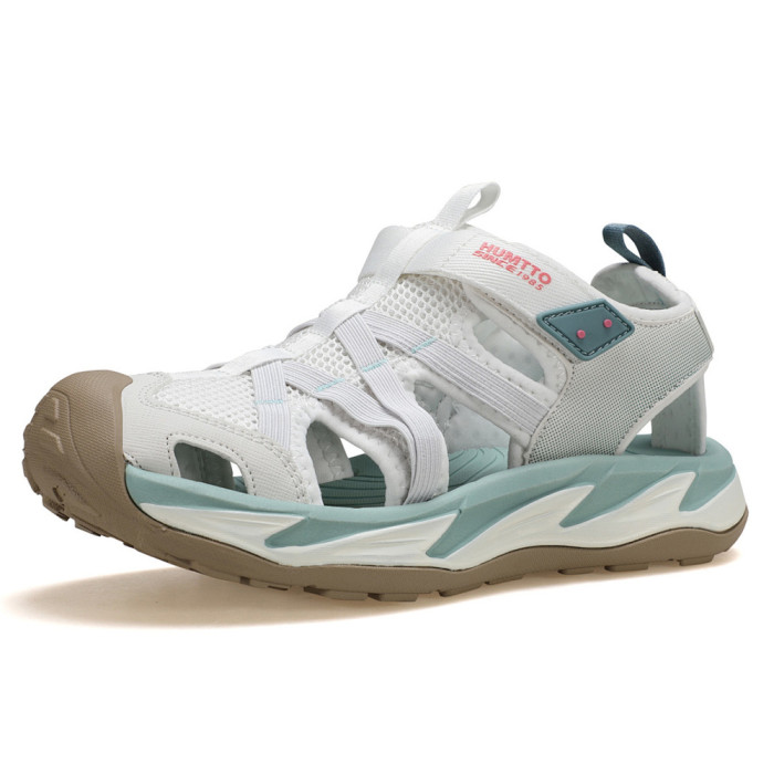 Кроссовки женские Humtto 740977B-7, Ivory White/Lotus Green, 40  